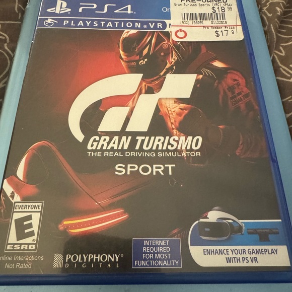 Sony Other - Sony PS4 Gran Turismo Sport Game